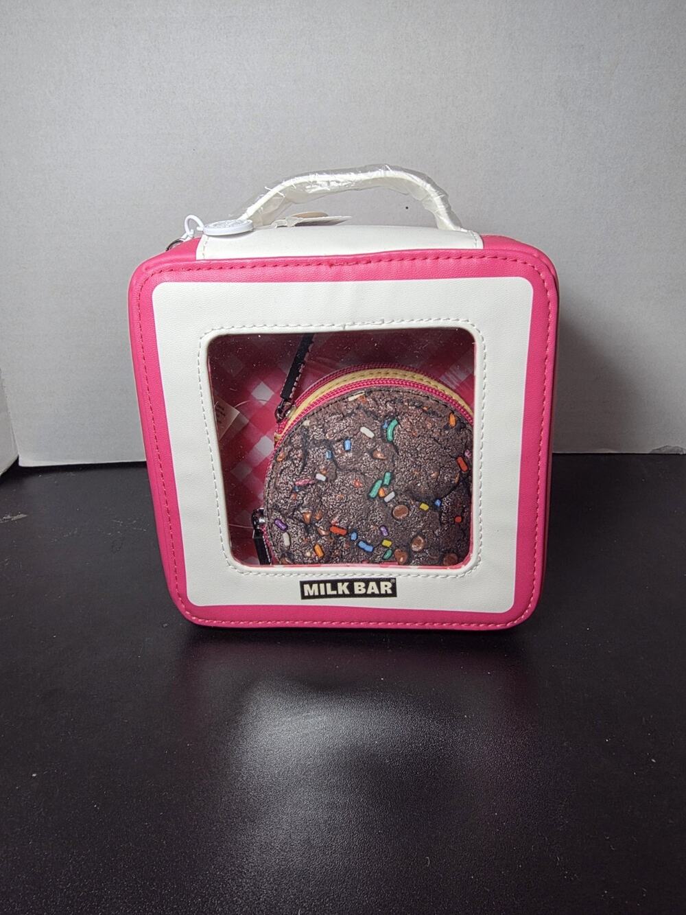 Bath & Body Works 2025 New Milk Bar Cookie Make Up Cosmetic Bag With Coin Purses